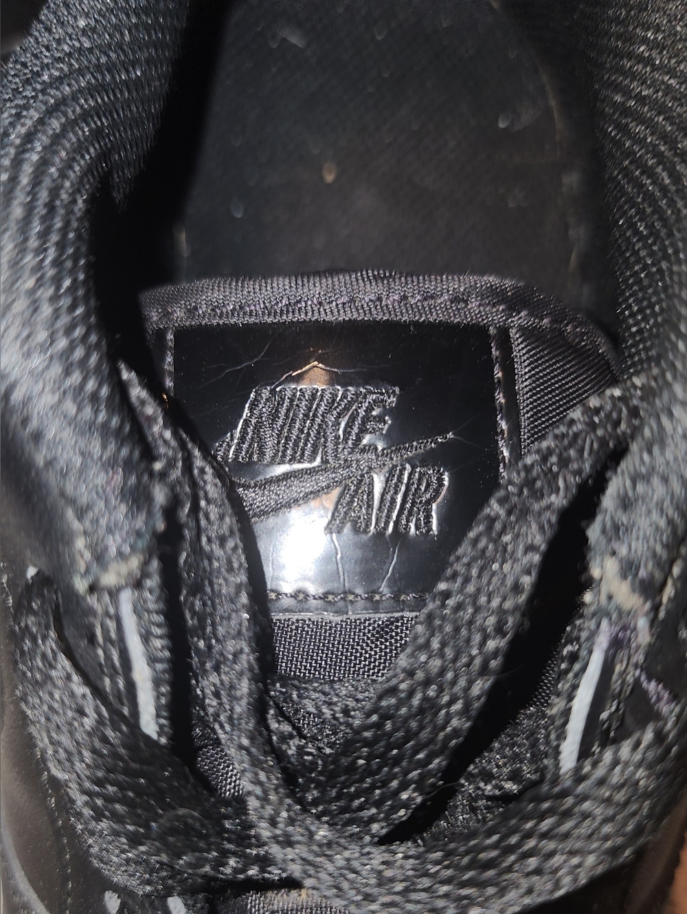 Nike Black Air Force 1, 6Y/ 7.5 W Low-Top Athletic Sneakers - Picture 7 of 10
